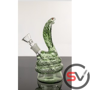 PRISMATIC COBRA GLASS WATER PIPE 6inch
